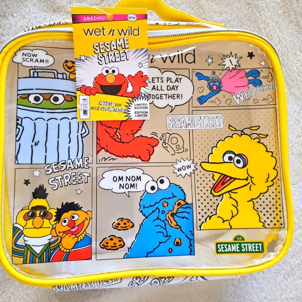 NWT- Sesame Street Cosmetic Bag